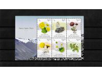 Neuseeland, MiNr. 3654 A-3659 A und Block 426 **, Heimische alpine Flora