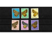 Neuseeland, MiNr. 3761-3766 und Block 446 **, Seidelbast-Motten