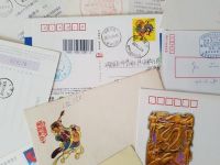VR China, 40 Belege, Ganzsachen, Bedarfsbriefe, Postkarten, Sammlerbriefe