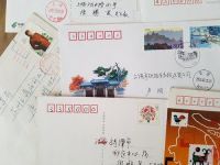 VR China, 40 Belege, Ganzsachen, Bedarfsbriefe, Postkarten, Sammlerbriefe