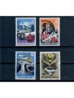 Belgien, Posten 30, postfrisch, komplette Sätze u. Marken, Michel über 25,- Euro