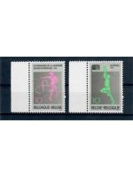Belgien, Posten 36, postfrisch, komplette Sätze u. Marken, Michel über 25,- Euro