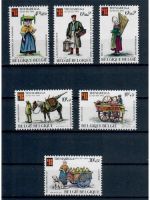 Belgien, Posten 38, postfrisch, komplette Sätze u. Marken, Michel über 25,- Euro