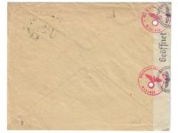 Deutsches Reich, 25 Pf. Hindenburg-Medaillon, Ef, Verschlußzettel, nach Belgien