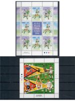 Motiv Fußball WM, 11 Blocks/KB **, ü. 75,- € Michel, jede Ausgabe abgebildet