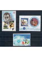 Motiv Fußball WM, 11 Blocks/KB **, ü. 75,- € Michel, jede Ausgabe abgebildet