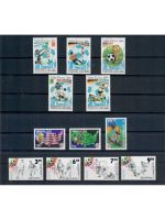 Motiv Fußball WM, 8 Sätze **, über 75,- € Michel, jeder Satz abgebildet