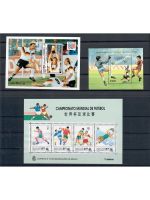 Motiv Fußball WM, 17 Blocks/KB **, ü. 115,- € Michel, jede Ausgabe