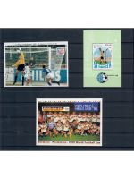 Motiv Fußball WM, 17 Blocks/KB **, ü. 115,- € Michel, jede Ausgabe