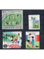 Motiv Fußball WM, 17 Blocks/KB **, ü. 115,- € Michel, jede Ausgabe