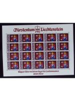 Liechtenstein, Kleinbogen, KB, Jahrgang 1981, postfrisch, ungefaltet