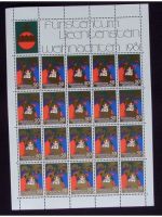 Liechtenstein, Kleinbogen, KB, Jahrgang 1981, postfrisch, ungefaltet