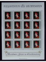 Liechtenstein, Kleinbogen, KB, Jahrgang 1981, postfrisch, ungefaltet