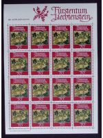 Liechtenstein, Kleinbogen, KB, Jahrgang 1981, postfrisch, ungefaltet