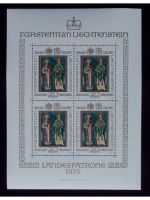 Liechtenstein, Kleinbogen, KB, Jahrgang 1979, postfrisch, ungefaltet