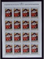 Liechtenstein, Kleinbogen, KB, Jahrgang 1979, postfrisch, ungefaltet