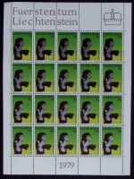 Liechtenstein, Kleinbogen, KB, Jahrgang 1979, postfrisch, ungefaltet