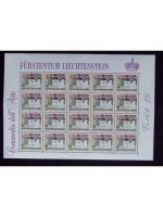 Liechtenstein, Kleinbogen, KB, Jahrgang 1985, postfrisch, ungefaltet