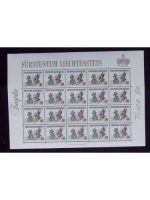 Liechtenstein, Kleinbogen, KB, Jahrgang 1985, postfrisch, ungefaltet