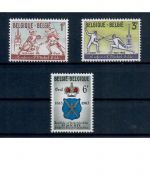 Belgien, Posten 14, postfrisch, komplette Sätze u. Marken, Michel über 25,- Euro