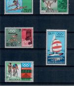 Belgien, Posten 14, postfrisch, komplette Sätze u. Marken, Michel über 25,- Euro
