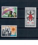 Belgien, Posten 7, postfrisch, komplette Sätze u. Marken, Michel über 25,- Euro