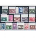 Belgien, Posten 6, postfrisch, komplette Sätze u. Marken, Michel über 25,- Euro