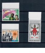 Belgien, Posten 6, postfrisch, komplette Sätze u. Marken, Michel über 25,- Euro