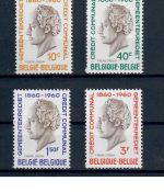 Belgien, Posten 4, postfrisch, komplette Sätze u. Marken, Michel über 25,- Euro