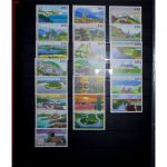 Deutschland, Motiv Landschaften und Naturschutz, Marken, Blocks, Belege