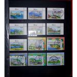 Deutschland, Motiv Landschaften und Naturschutz, Marken, Blocks, Belege