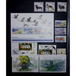 Deutschland, Motiv Landschaften und Naturschutz, Marken, Blocks, Belege