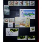 Deutschland, Motiv Landschaften und Naturschutz, Marken, Blocks, Belege