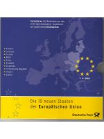 Kursmünzensatz, Die 10 neuen Staaten der Europäischen Union, 1.5.2004, Folder