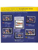 Kursmünzensatz, Die 10 neuen Staaten der Europäischen Union, 1.5.2004, Folder