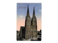 Köln a. Rh., Dom, Westseite, gebraucht, gelaufen Jahr 1916