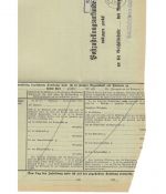 Landpoststempel Schott über Norden auf PZU vom 10.11.37