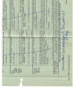 Landpoststempel 23 Schoonorth über Norden auf PZU vom 5.12.61