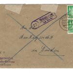 Landpoststempel 23 Südarle über Norden auf Brief vom 13.11.48