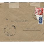 Landpoststempel 23 Südarle über Norden auf Brief vom 13.11.48
