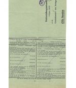 Landpoststempel 23 Süderpolder über Norden auf PZU vom 15.9.55