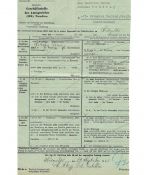 Landpoststempel 23 Süderpolder über Norden auf PZU vom 15.9.55