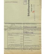 Landpoststempel Upgant über Norden auf PZU vom 10.10.34