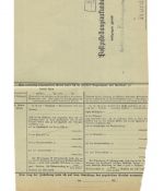 Landpoststempel Upgant über Norden auf PZU vom 16.10.34