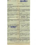 Landpoststempel Utlandshörn über Norden auf PZU vom 28.5.34