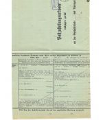 Landpoststempel Utlandshörn über Norden auf PZU vom 9.3.36