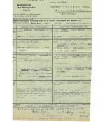 Landpoststempel Utlandshörn über Norden auf PZU vom 9.3.36