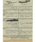 Landpoststempel Westdorf über Norden auf PZU vom 5.11.36