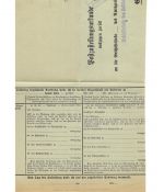 Landpoststempel Westeraccum über Norden auf PZU vom 23.3.38