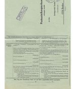 Landpoststempel 23 Wirdumer-Neuland über Norden auf PZU vom 11.5.60